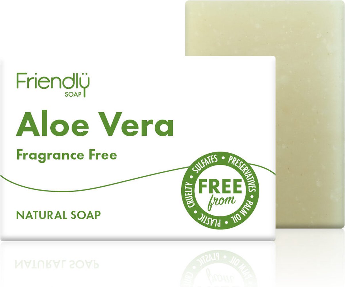 Friendly Soap® | 3 x Aloë Vera Zeepje | natuurlijke zeep | geurloos
