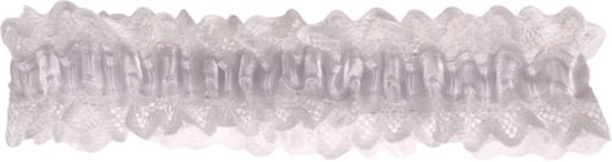 Jarretière dentelle blanche