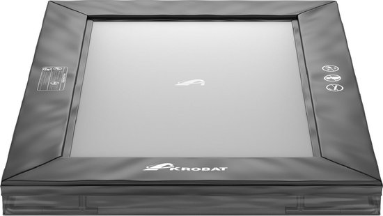 Akrobat Primus Inground Trampoline 335x244 Zwart