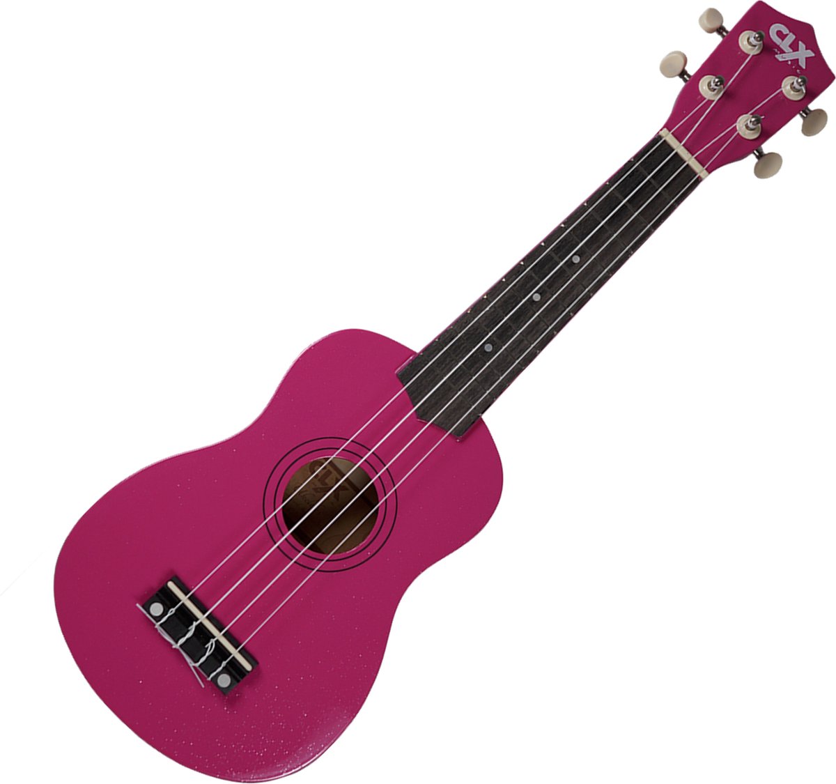 CLX 21 Sopraan Ukulele Pink Glitter