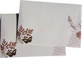 Enveloppen Ephemera Butterfly - 25 stuks - Meer Leuks - Envelop met plakstrip