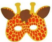 Giraf foam masker voor kinderen