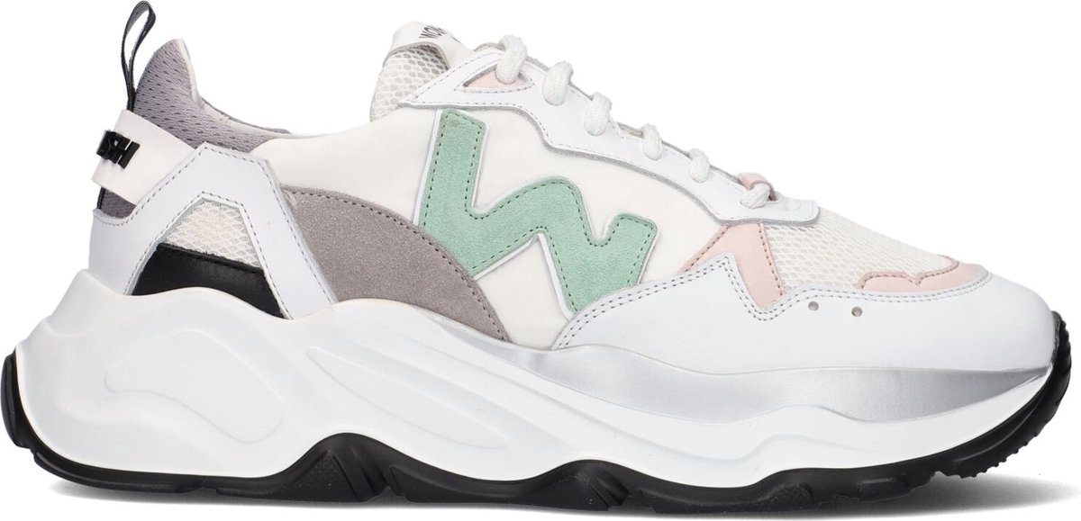 Womsh Futura Lage sneakers Leren Sneaker Dames Wit Maat 39