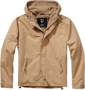 Urban Classics Windbreaker jacket -S- Frontzip Beige