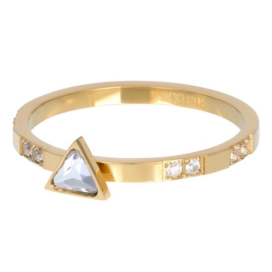 iXXXi jewelry vulring Expression Triangle goudkleurig maat 20 (gewone ringmaat 22)