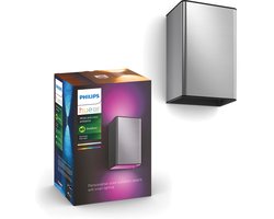 Philips Hue Resonate muurlamp – wit en gekleurd licht – roestvrij staal