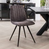 Meer Design Eetkamerstoel Alabama Grey Velvet