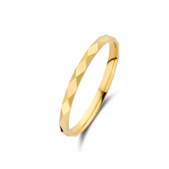 Isabel Bernard Rivoli Dames Ring Goud - Goudkleurig - 16.50 mm / maat 52 |  bol