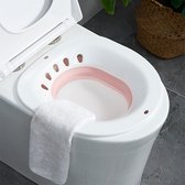 Yoni stoom stoel- Vaginaal stomen- Natuurlijke intieme zone verzorging- V steam bidet - Inklapbaar Opzet bidet- Opvouwbaar wc zitje - Roze