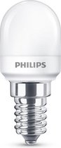 Philips Koelkastlamp LED E14 - 1.7W (15W) - Warm Wit Licht - Niet Dimbaar - 4 stuks