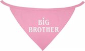 Honden bandana Big Brother roze - geboorte - zwanger - baby - genderreveal - babyshower - hond - bandana