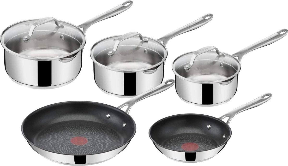 Tefal Jamie Oliver E304S544 pannenset 8 stuk(s)
