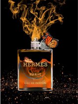 Glasschilderij | Hermes - Parfum | 60 x 80 cm | Plexiglas