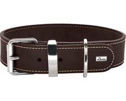 Hunter Halsband Aalborg Special Donkerbruin - Hondenhalsband - 50 cm