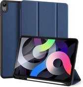 Dux Ducis - Tablet hoes geschikt voor iPad Air (2022) - 10.9 Inch - Domo Book Case - Auto Wake/Sleep functie - Blauw