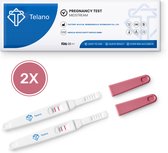 Telano Zwangerschapstest Midstream Extra Vroeg 2 stuks - Extra Gevoelig - 10 mIU/ml