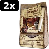 2x NATURAL GREATNESS TURKEY RECIPE 2KG