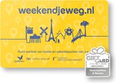 Weekendjeweg.nl Cadeau Card €60 - enveloppe verpakking