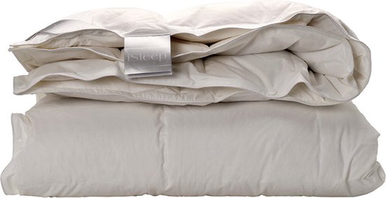 iSleep Dekbed - 15% Dons - 4-Seizoenen - Eenpersoons - 140x200 cm - Wit