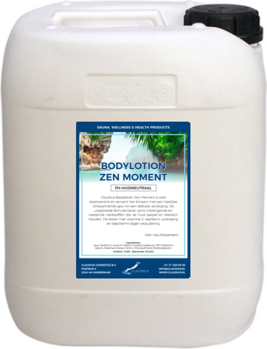 Goedkoopste Bodylotion Zen Moment 10 Liter - navulling