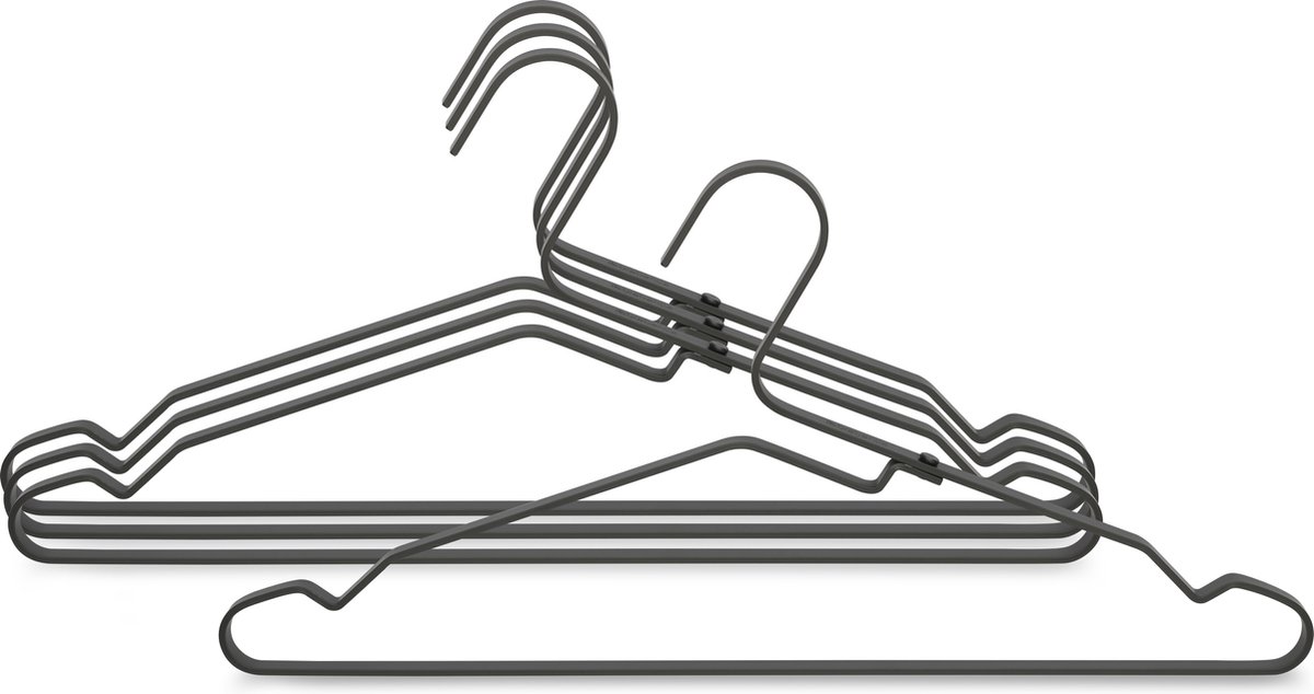 Brabantia Kledinghangers - 4 stuks - Black