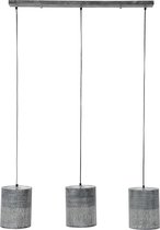 Rock Pillar - Hanglamp - betonlook - 3 cilinders