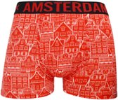 Boxershorts - Amsterdam - Heren - 4 stuks - 4 verschillende leuke prints - XL