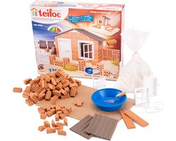 Teifoc Bouwdoos - Metsel je Eigen Strandhuis - Inclusief Cement Kom, Troffel en Cement