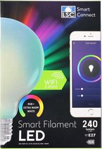 Smart Led Lamp - Met App - Led Lamp - Kleurled - Smart Color Led - Kleuren Led Lamp - Led Lamp Dimbaar - Slimme Led Lamp - A+ Led Lamp - White and Color Led Lamp - 12.1 x 13.8 x 12 cm