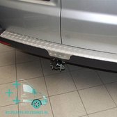 Bumperplaat Aluminium met lip trekhaak | Mercedes Vito V-klasse 2014+ | Aluminium met Lip