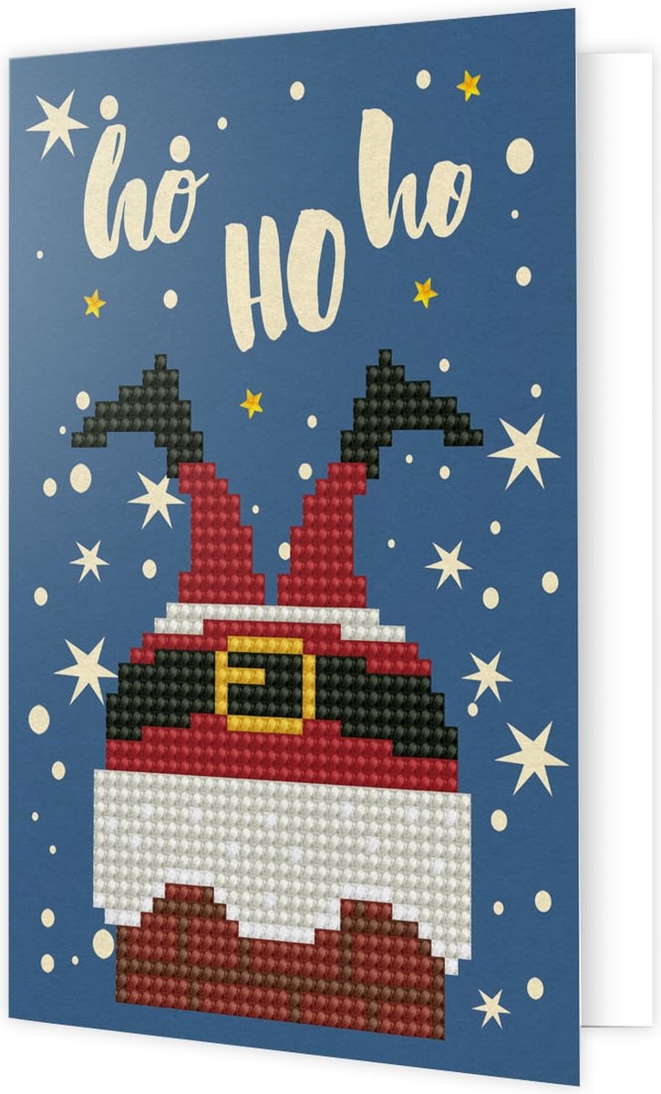 DIAMOND DOTZ Ho Ho Ho - Diamond Painting - 865 Dotz - 18x13 cm