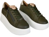 Naqqat - Apollonia - Sneakers - Groen - Maat38 - Dames