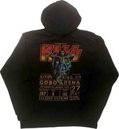 Kiss - Cobo Arena '76 Hoodie/trui - Eco - XL - Zwart