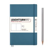 Leuchtturm notitieboek softcover 19x12.5cm blanko stone blu
