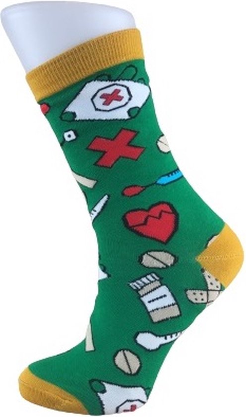 Sokken pleisters - Happy nurse socks - Verpleegkundige sokken