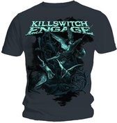 Killswitch Engage Heren Tshirt -2XL- Engage Battle Grijs