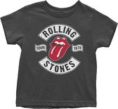 The Rolling Stones Kinder Tshirt -12 maanden- US Tour 1978 Zwart