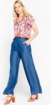 LOLALIZA Hemd met paisleyprint - Koraal - Maat 40