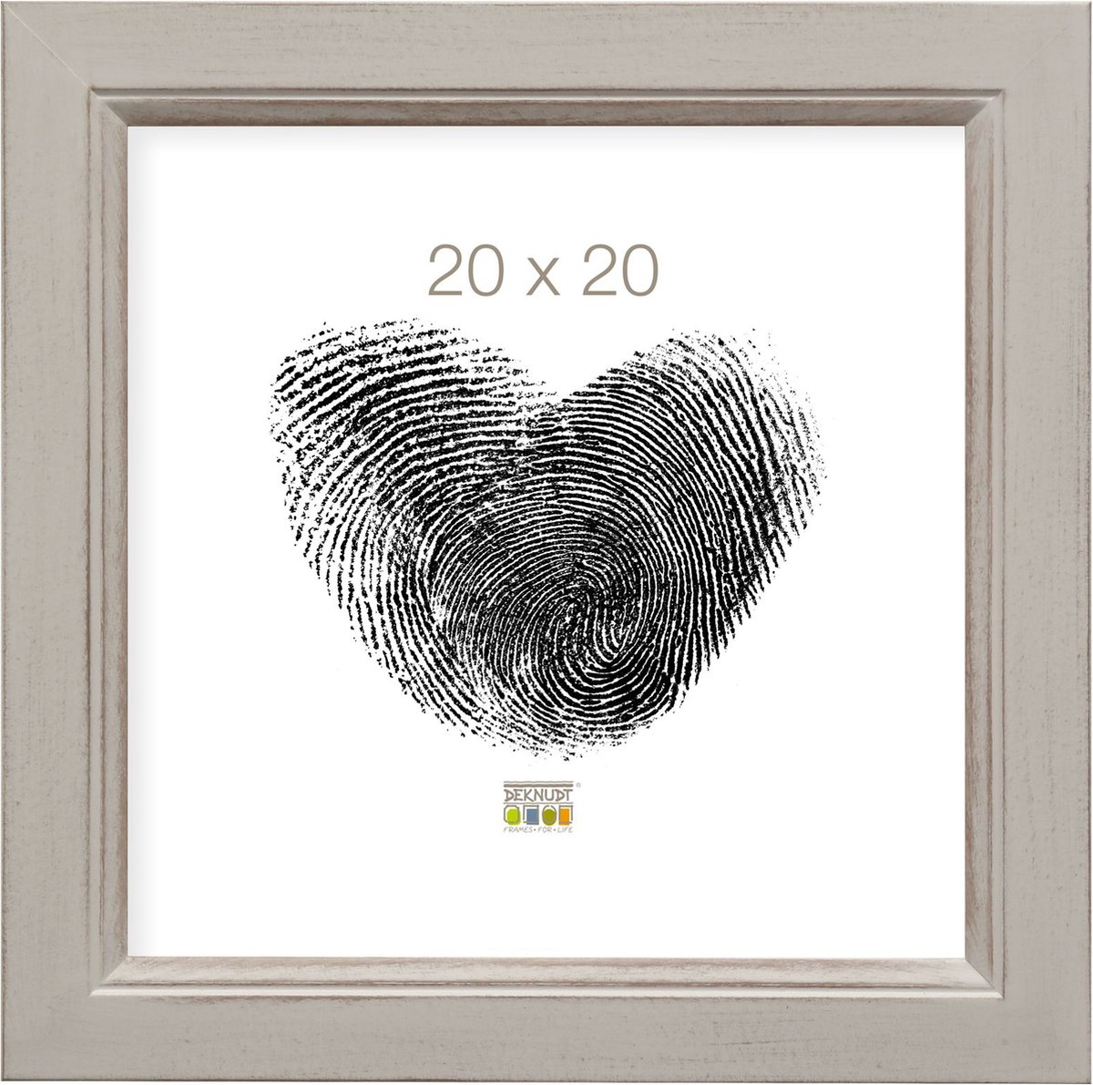 Deknudt Frames fotolijst S42LF3 - beige - voor foto 20x20 cm