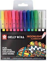 Gelly Roll moonlight set 12 pens fluorescent