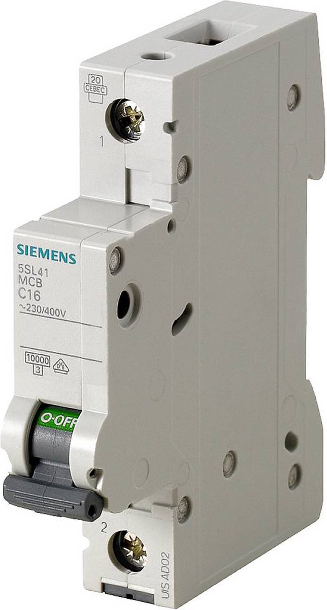 Siemens 5SL41026 5SL4102-6 Zekeringautomaat 1-polig 2 A 230 V, 400 V