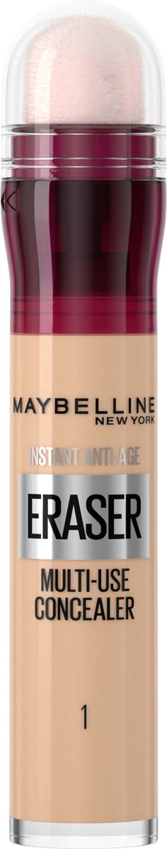 Maybelline New York - Instant Anti Age Eraser - 01 - concealers die zichtbaar wallen wegwerken - 6,8 ml - Maybelline