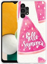 Hoesje Geschikt voor Samsung Galaxy A13 Summer Melon