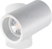 Kanlux S.A. - LED GU10 plafondspot verstelbaar wit - Enkelvoudig voor 1 LED GU10 spot