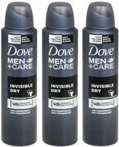 Dove Men+Care Deo Spray - Invisible Dry - 3 x 150 ml