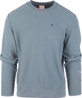 Champion - Crewneck Sweater Blauw - Maat L - Regular-fit
