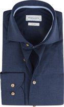 Profuomo - Overhemd Navy - 44 - Heren - Slim-fit