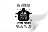 Muurstickers - Sticker Folie - Quotes - Koken - My cooking is fabulous - Kok - Keuken - Spreuken - Tekst - 30x20 cm - Plakfolie - Muurstickers Kinderkamer - Zelfklevend Behang - Zelfklevend behangpapier - Stickerfolie