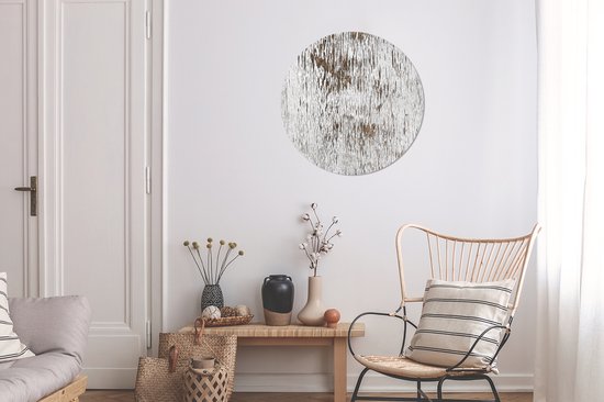 WallCircle - Cercle mural ⌀ 60 - Écorce - Bouleau - Arbre - Tableaux ronds salon - Assiette murale ronde - Décoration murale cercle - Décoration chambre intérieur - Décoration murale murale cercle - Accessoires de maison