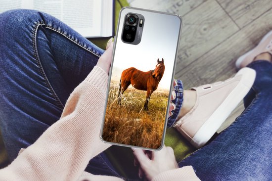 Coque Xiaomi Redmi Note 10 - Cheval - Pâturage - Australie - Coque de téléphone en Siliconen